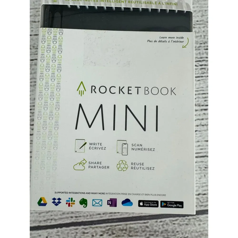 Rocket Book Mini Grid Dot Reusable Smart Notebook